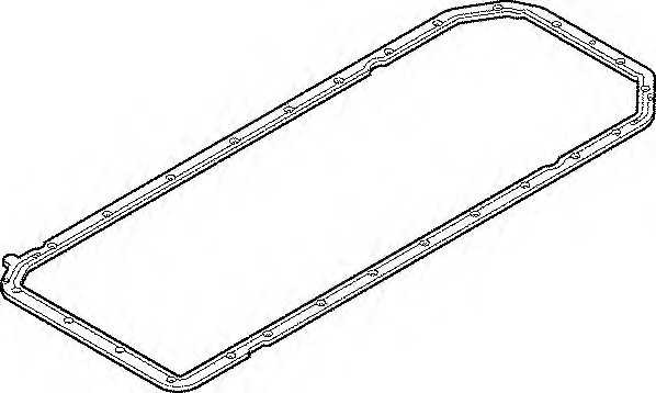 Прокладка масляного піддону двигуна BMW M50/M52 METALL (вир-во Elring) elring 424510