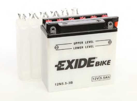 Акумулятор мото EXIDE 12V/5,5Ah/45A exide 12n553b