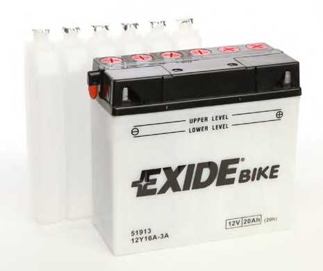 Акумулятор 20Ah 210A exide 12y16a3a