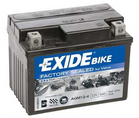 Акумулятор 3Ah 50A exide agm124