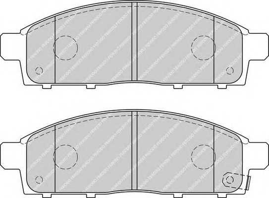 Тормозные колодки передние Ferodo - FDB4023 (зам.4605A284/4605A198) L200 (KB4T) ferodo fdb4023