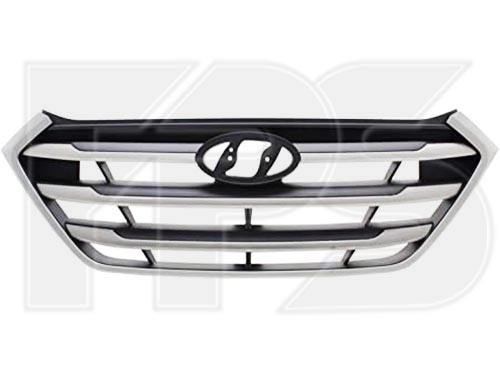 Решетка Радиатора Hyundai Tucson, 15 - С Хром. Накладкой (Hyundai 86350D3000)