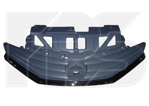 Решетка Радиатора Nissan Note, 13 - 19 С Хром. Накладкой, Серые (Nissan 623103Vy0A)