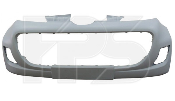 Передний Бампер Peugeot 107 (P), 09.05 - 05.12 (09 -), Грунтовка (Peugeot 7401Sj)