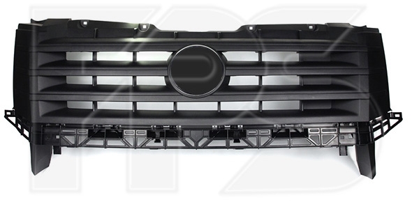 Решетка Радиатора Vw Crafter, 06 - 17 (11-), Черный, Матовая (Vw 2E0853653E)