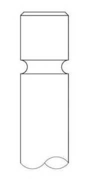 Клапан IN Psa 1.7D/1.9D XUD7/XUD9 38.5X8X112.4 86- intervalves 1295002