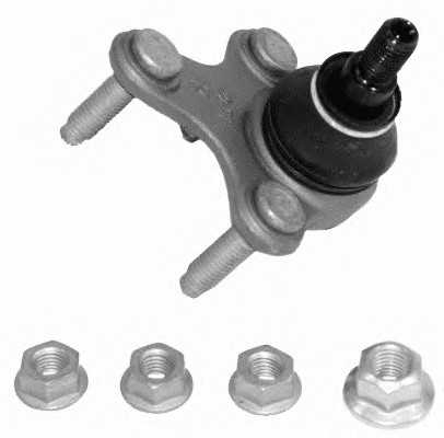 Опора кульова AUDI A3, SKODA YETI, VW CADDY III 03- перед. міст низ праворуч (Вир-во LEMFORDER) lemforder 2677302
