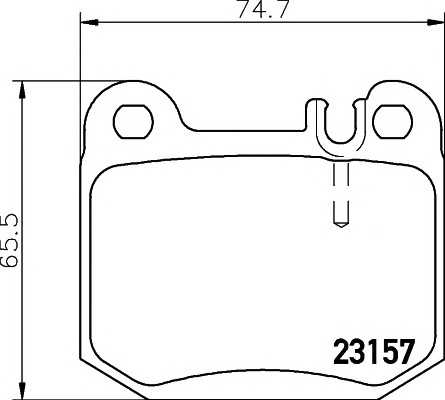 Гальмівні колодки MASERATI/MERCEDES Quattroporte/M(W163) \R \98>> textar 2315702