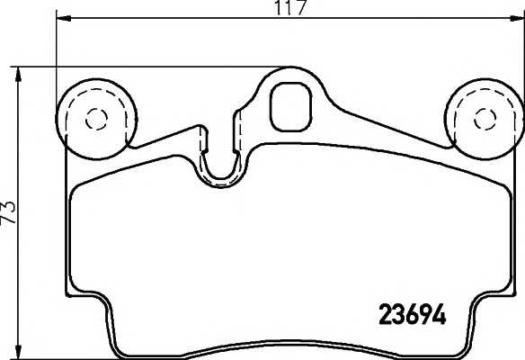 Гальмівні колодки AUDI/PORSCHE/VW Q7/Cayenne/Touareg \R \02-15 textar 2369402