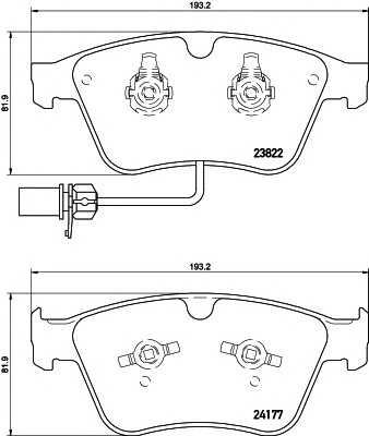 Гальмівні колодки BENTLEY Continental/GT \F \03>> textar 2382201