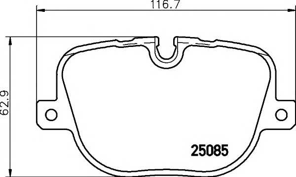 Гальмівні колодки LAND ROVER RangeRover \R \09>> textar 2508501