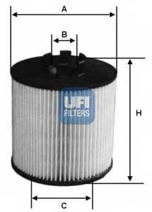 ФИЛЬТР МАСЛЯНЫЙ ufi 2504700