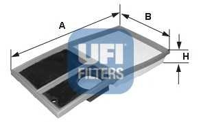 Фільтр повітряний VW GOLF V, VI 1.4 06-, FABIA I, II 1.4 06- (вир-во UFI) ufi 3034200