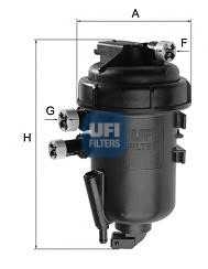 Фільтр паливний FIAT DUCATO 2.2 JTD 06-10, PEUGEOT BOXER 2.2 HDI 06-10 (OE) (вир-во UFI) ufi 5514700