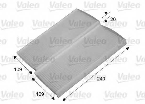 Фільтр салону MB/NISSAN/OPEL/RENAULT Citan/NV400/Movano/Master \0,0-2,3 \08>> valeo 715649