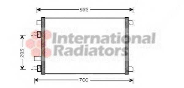 Конденсор кондиціонера MEGANE 2 ALL AT/MT 02- (Van Wezel) vanwezel 43005305