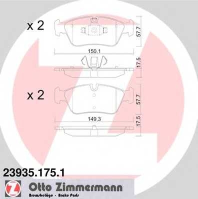 переднi BMW E90 1.8i-2.0i ottozimmermann 239351751