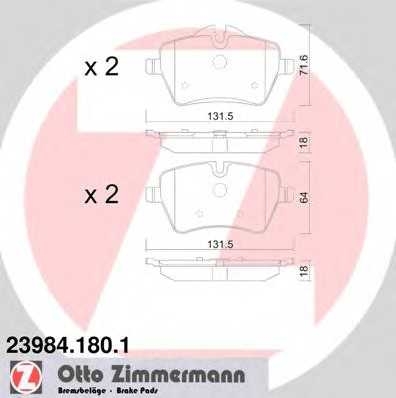 переднi MINI Cooper S, Countryman, Clubman, Paceman ottozimmermann 239841801