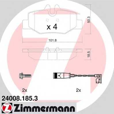 заднi Mercedes Vito W639 з аксессуарами + 2датчика ottozimmermann 240081853