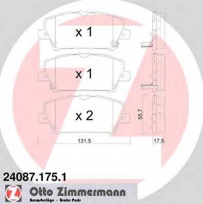 переднi Honda Civic c 2006г ottozimmermann 240871751