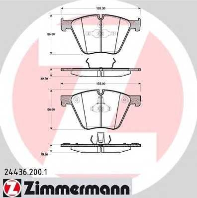 переднi BMW X5 (E70), X6 5.0i 5.0d, X5 (F15), X6 M, F01/02 5.0-6.0i ottozimmermann 244362001