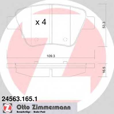заднi Audi A3, VW Golf 6, Octavia A5, Superb, Yeti ottozimmermann 245631651