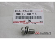 toyota 9011908716 Запчасть, Bolt, W/Washer, Болт, Oe