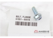toyota 9155180616 Болт С Шестигранной Головкой, Запчасть, Bol