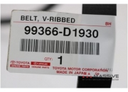 toyota 99366d1930 Ремень Поликлин. 6Pk1930 (Пр-Во Dongil)