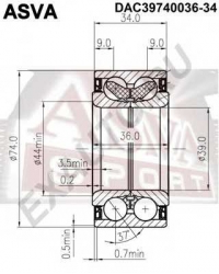 ASVA DAC39740036-34