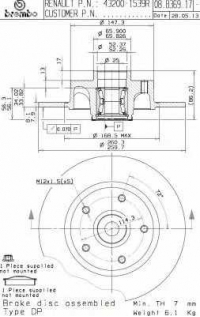 BREMBO 08.B369.17
