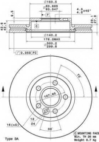BREMBO 09.A427.11