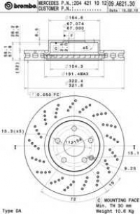 BREMBO 09.A621.31