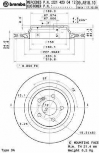 BREMBO 09.A818.11
