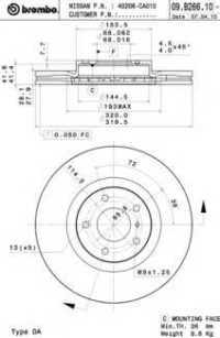 BREMBO 09.B266.11