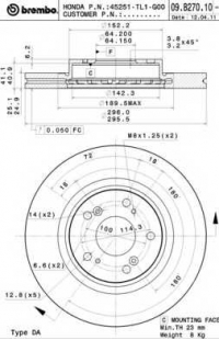 BREMBO 09.B270.10
