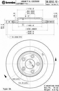 BREMBO 09.B312.11
