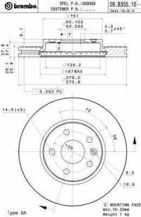 BREMBO 09.B355.10