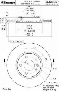 BREMBO 09.B356.11