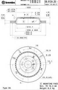 BREMBO 09.R124.21