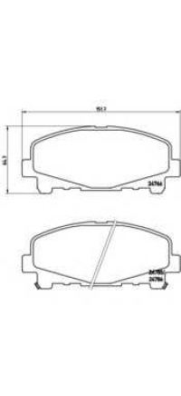 BREMBO P28043