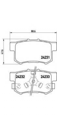 BREMBO P28051