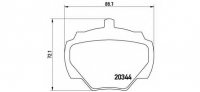 BREMBO P44001