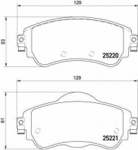 BREMBO P61105