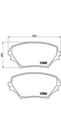 BREMBO P83055