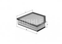 MAHLE ORIGINAL LX1593/2